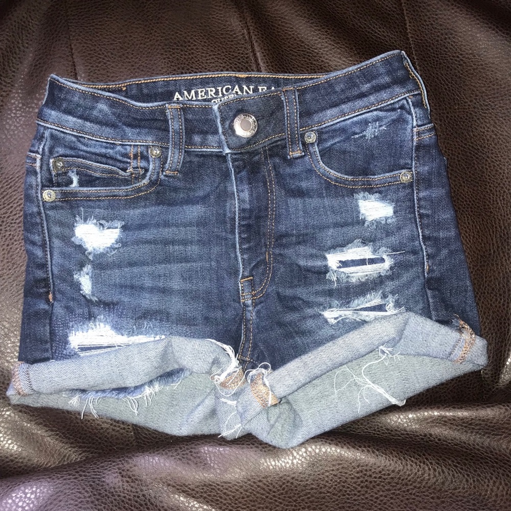 American Eagle Hi-Rise Shorties